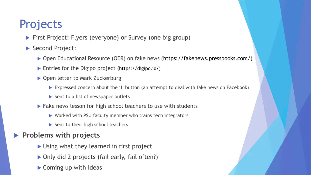 projects