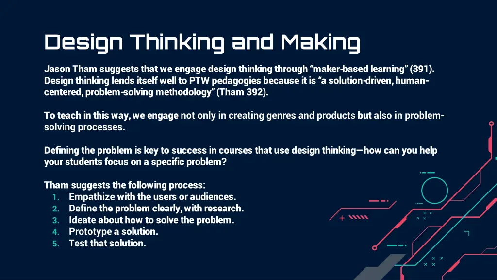 design thinking and making