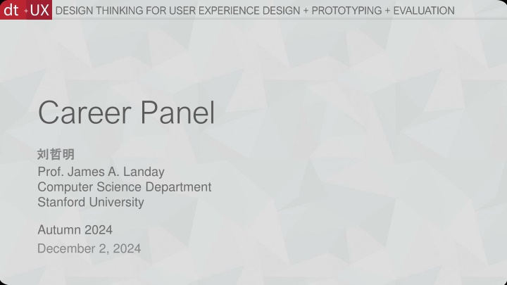 design thinking for user experience design