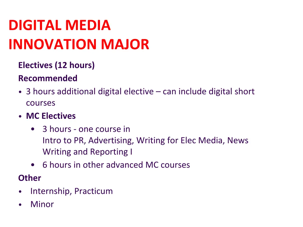 digital media innovation major