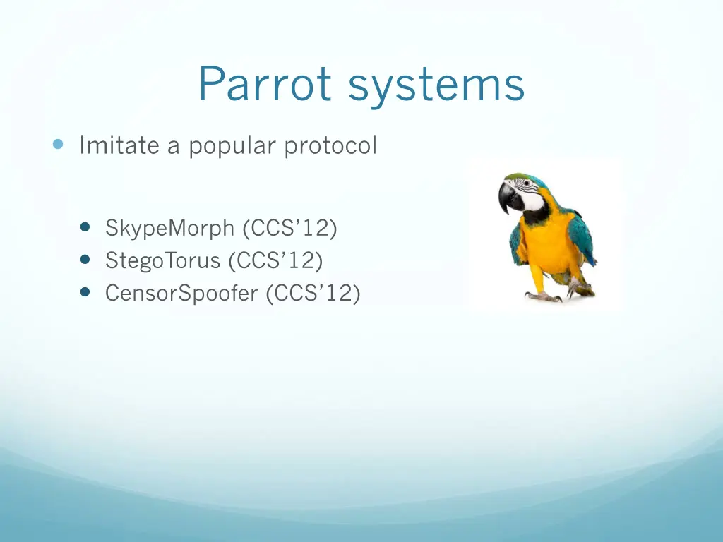 parrot systems