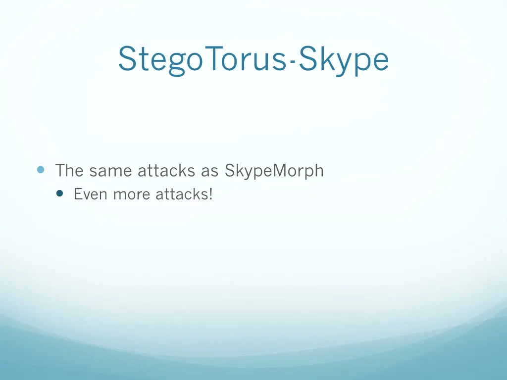 stegotorus skype