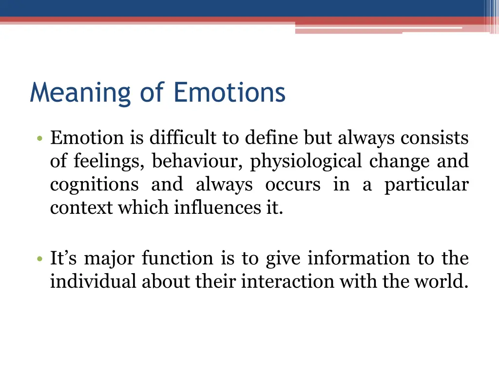 meaning of emotions