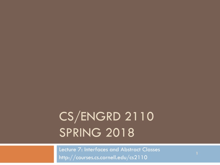 cs engrd 2110 spring 2018