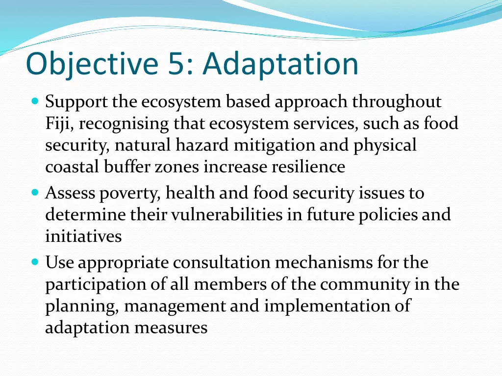 objective 5 adaptation 1