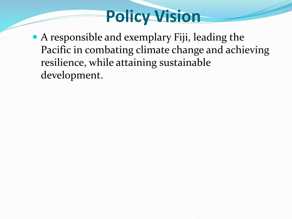 policy vision