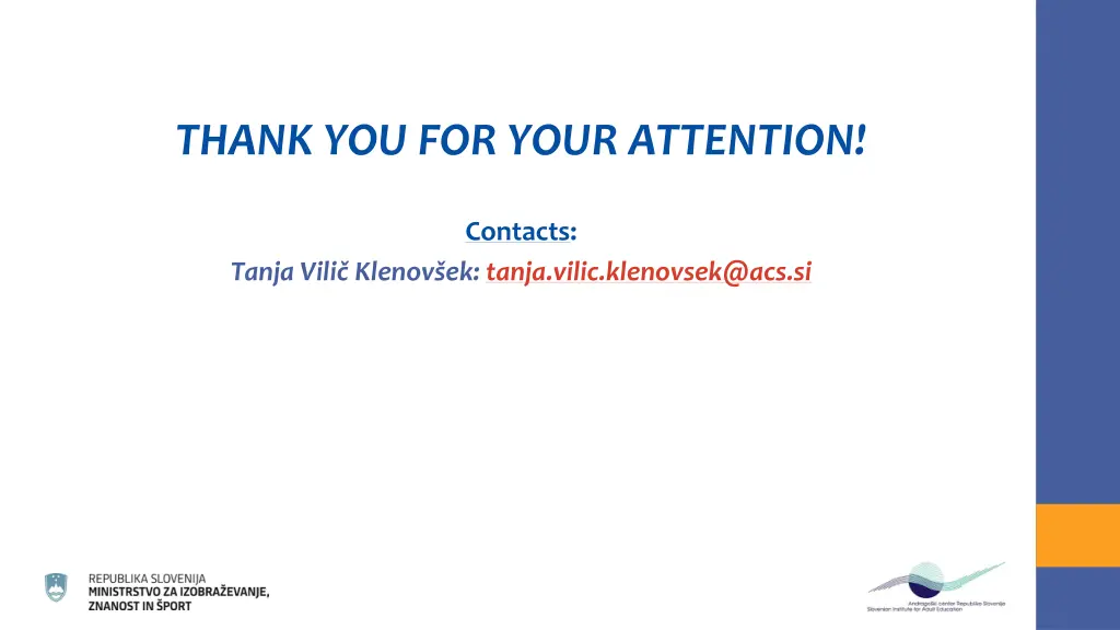 thank you for your attention