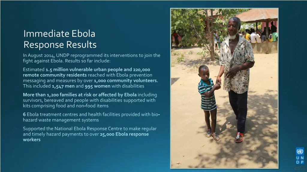 immediate ebola response results