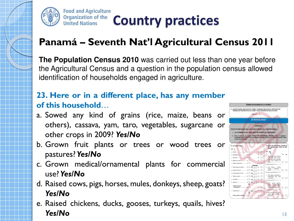 country practices
