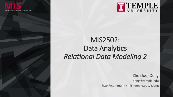 mis2502 mis2502 data analytics data analytics