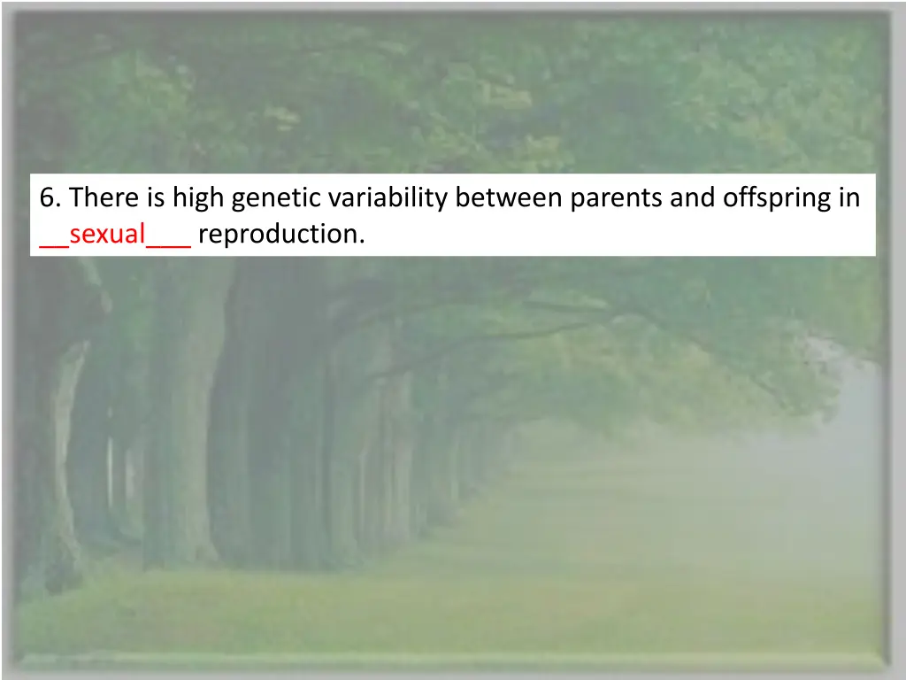 6 there is high genetic variability between 1