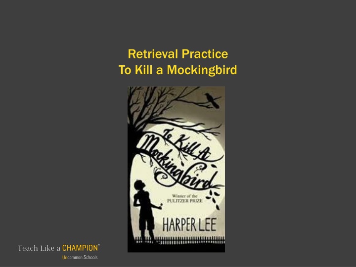 retrieval practice to kill a mockingbird