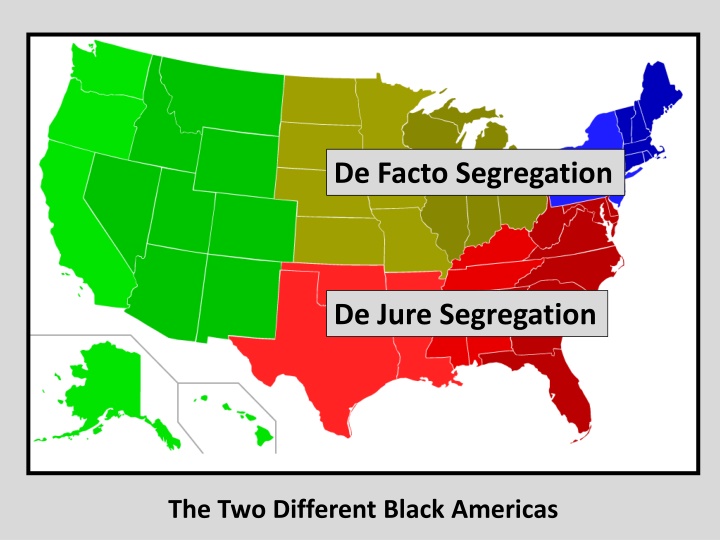 de facto segregation
