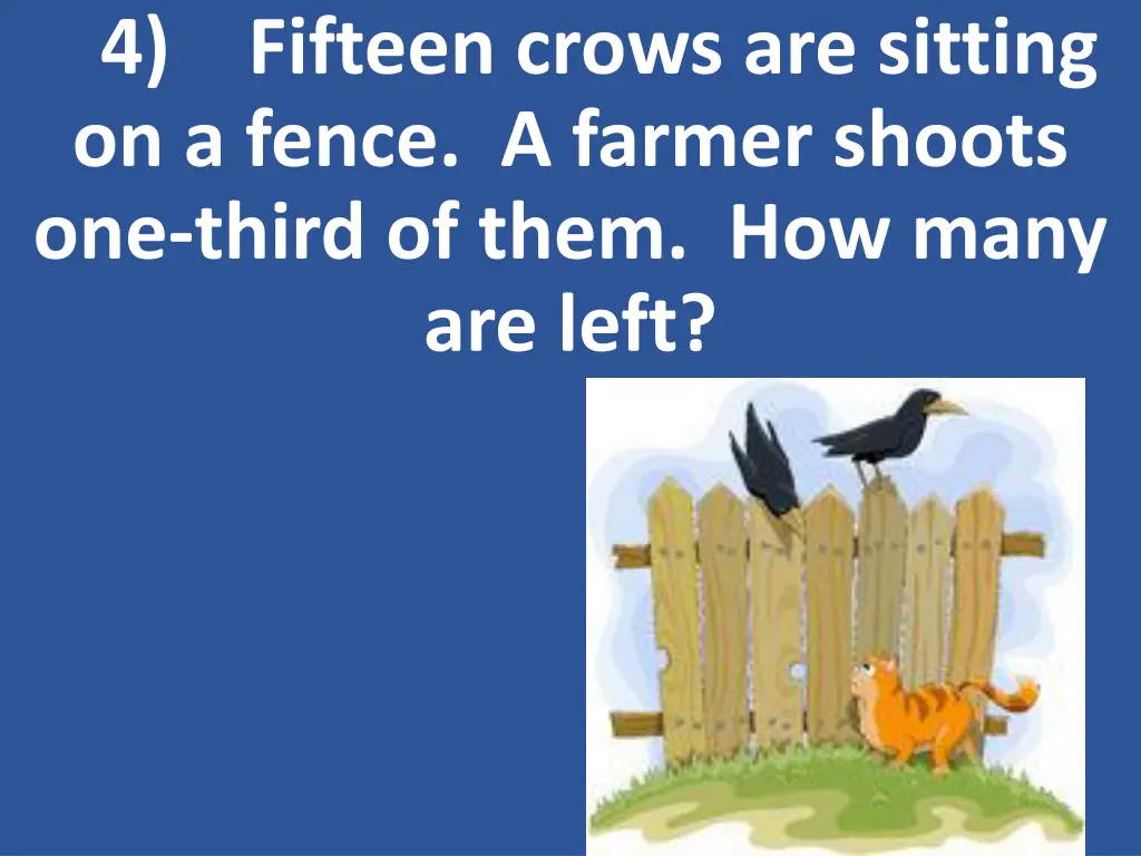 4 fifteen crows are sitting on a fence a farmer