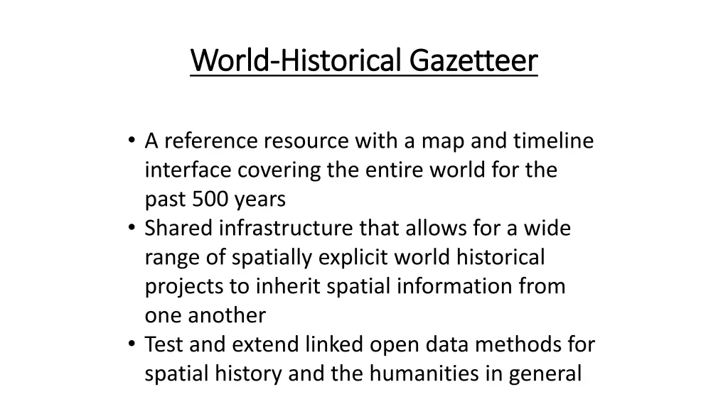 world world historical gazetteer historical