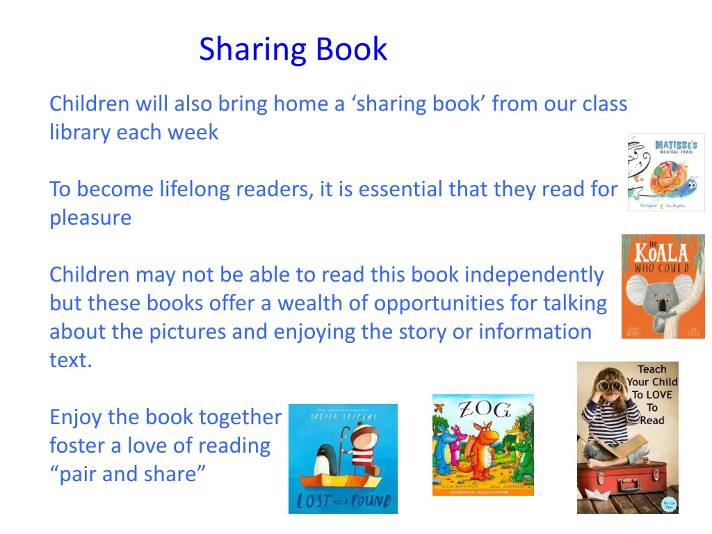 sharing book