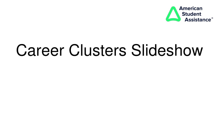career clusters slideshow
