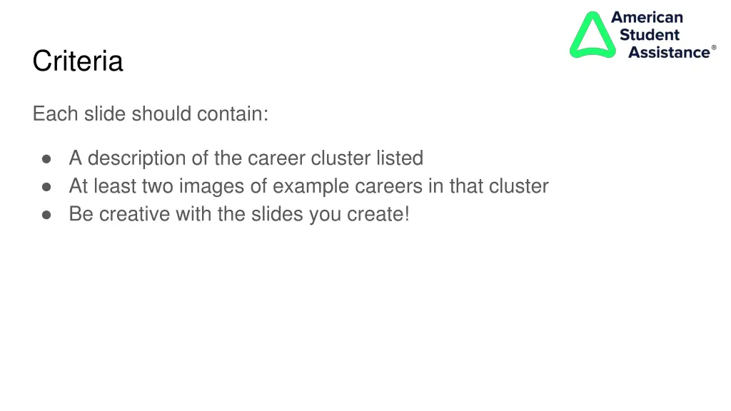 criteria