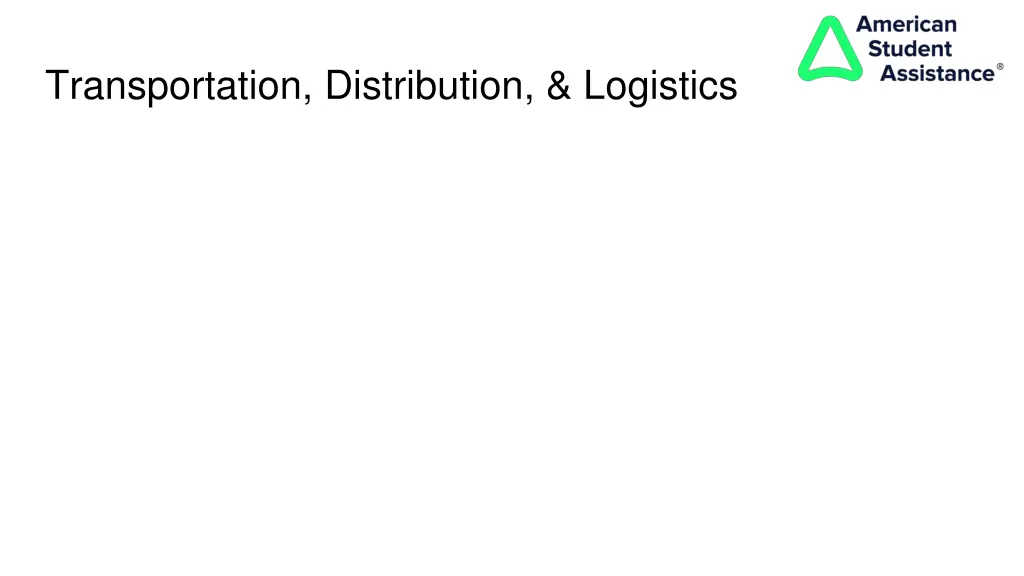 transportation distribution logistics