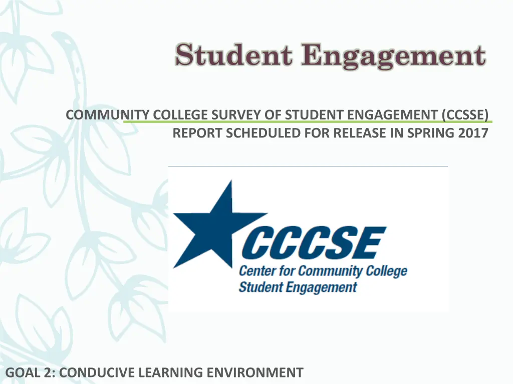 student engagement