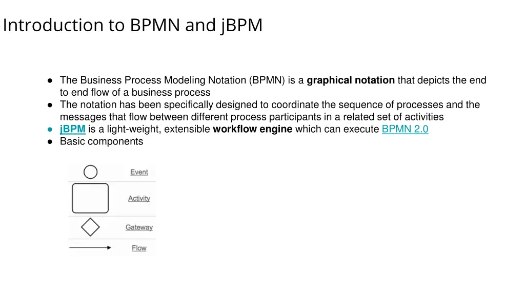 introduction to bpmn and jbpm