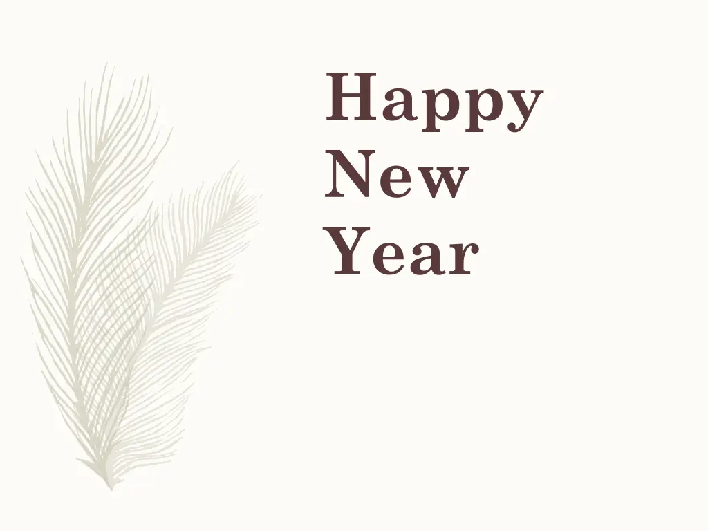 happy new year