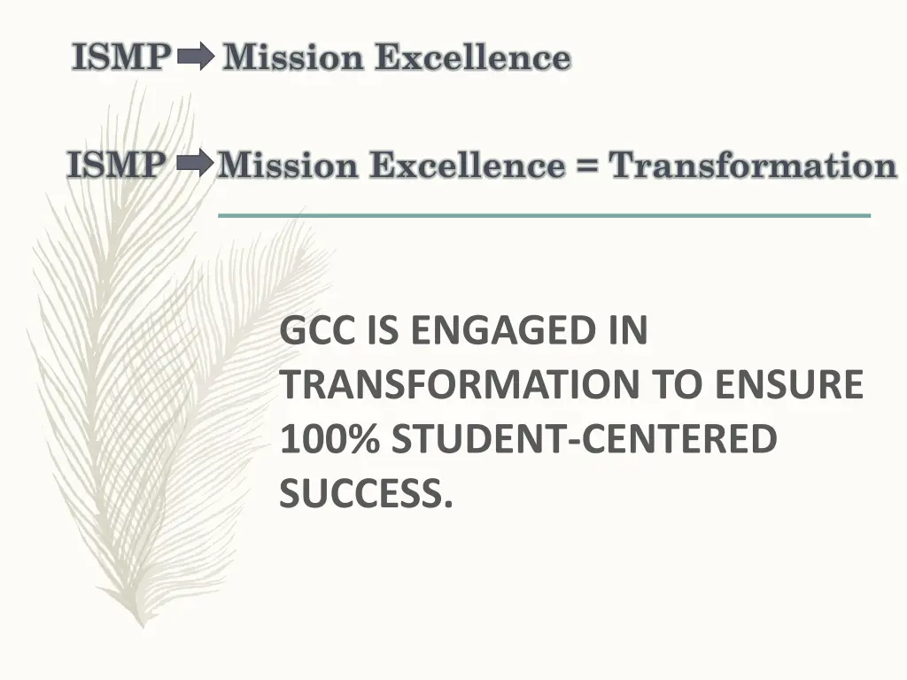 ismp mission excellence