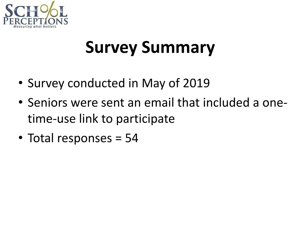 survey summary