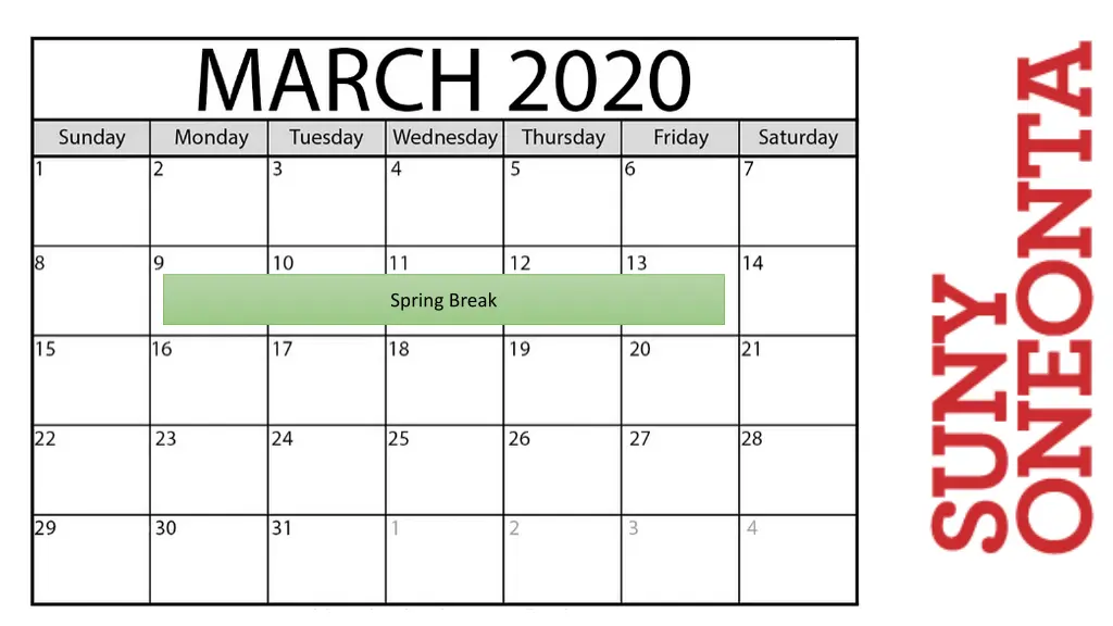 spring break