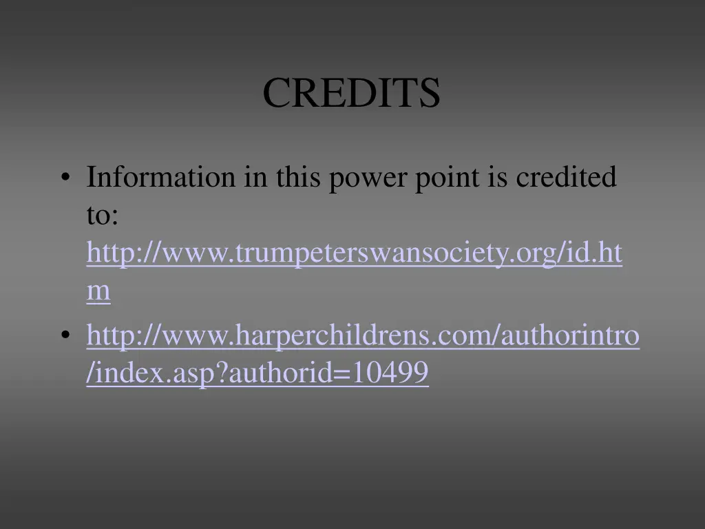 credits