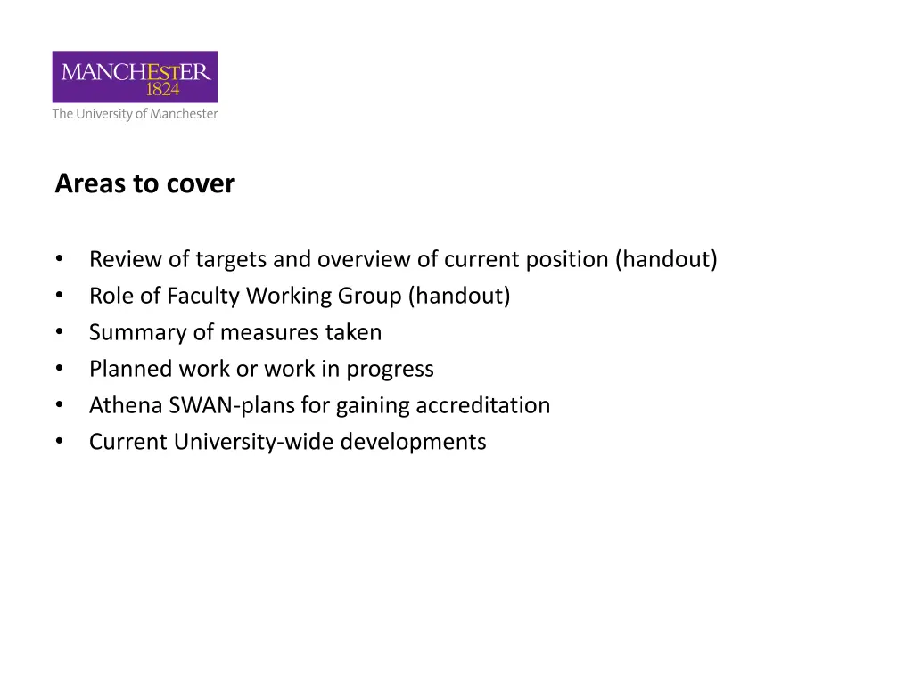 areas to cover