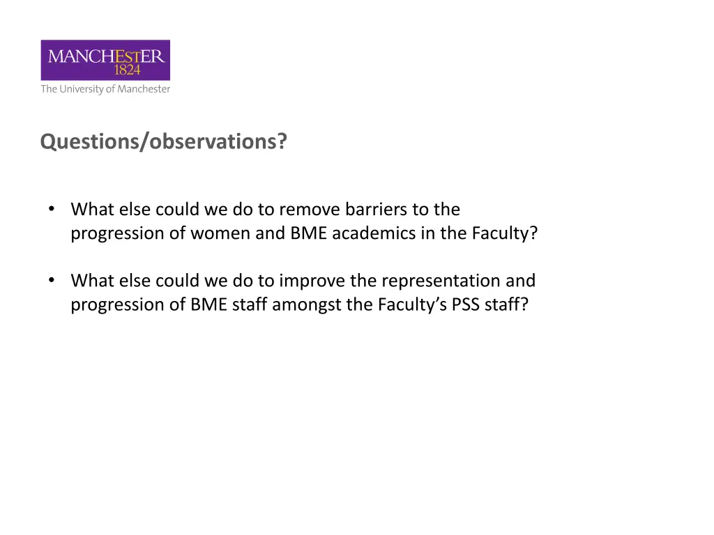 questions observations