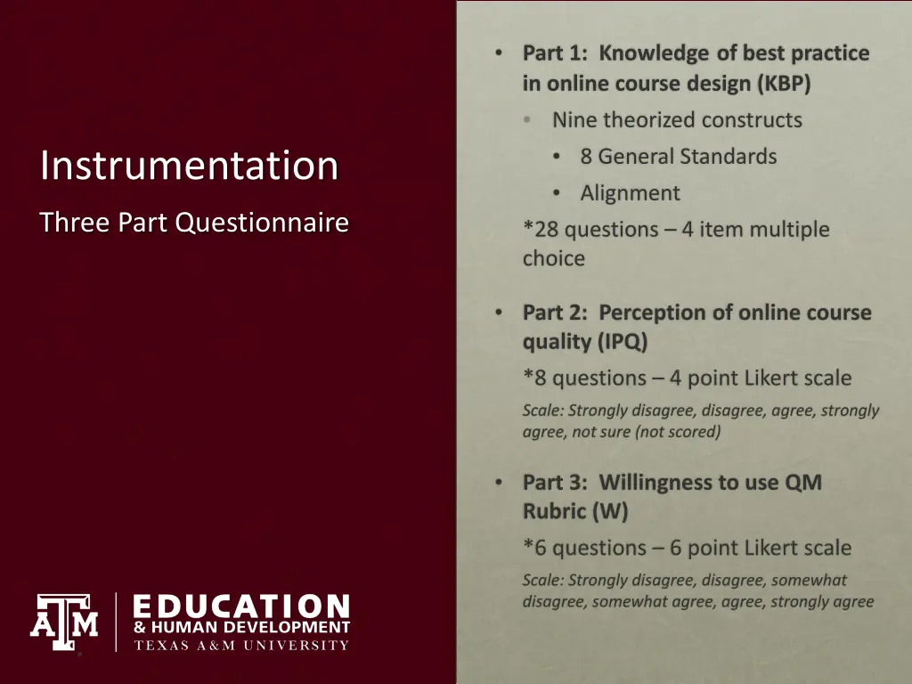 part 1 knowledge of best practice in online