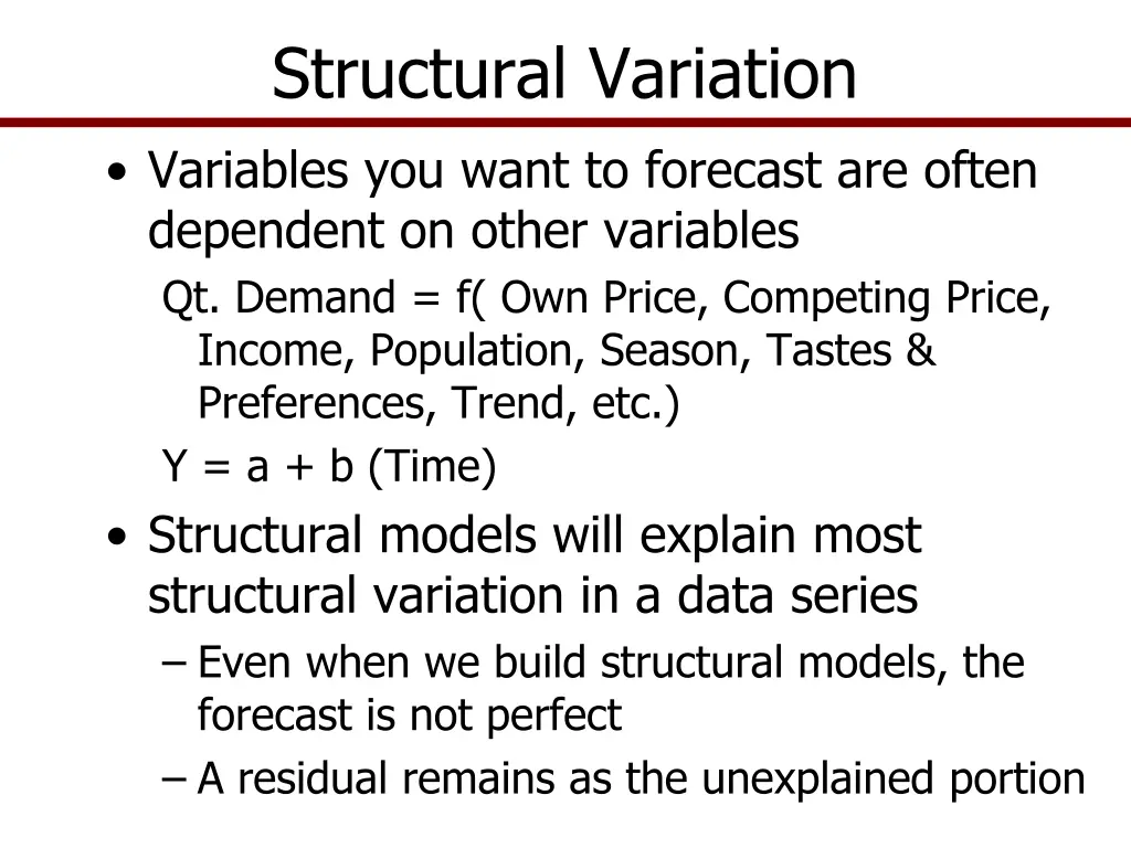 structural variation variables you want