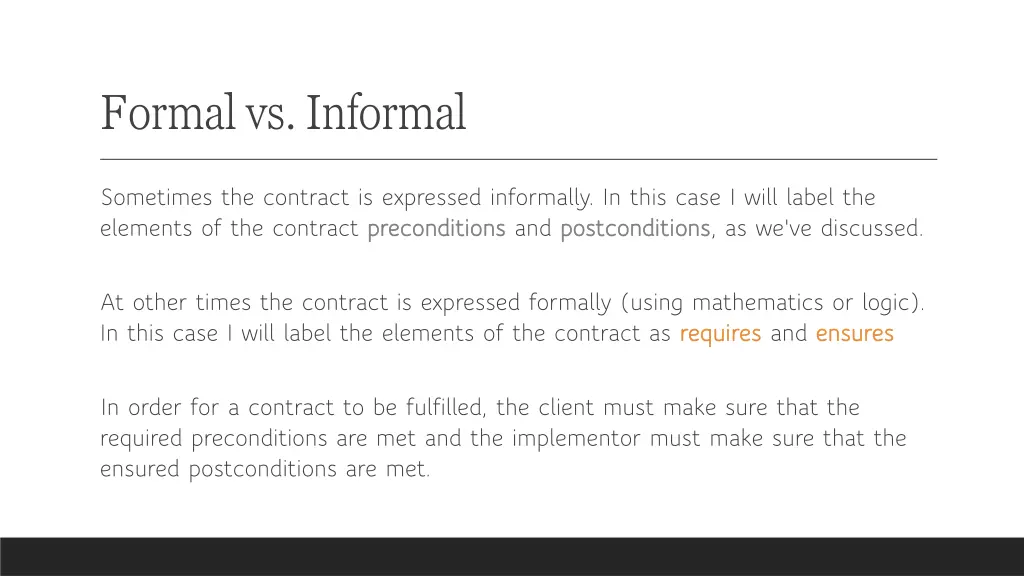 formal vs informal