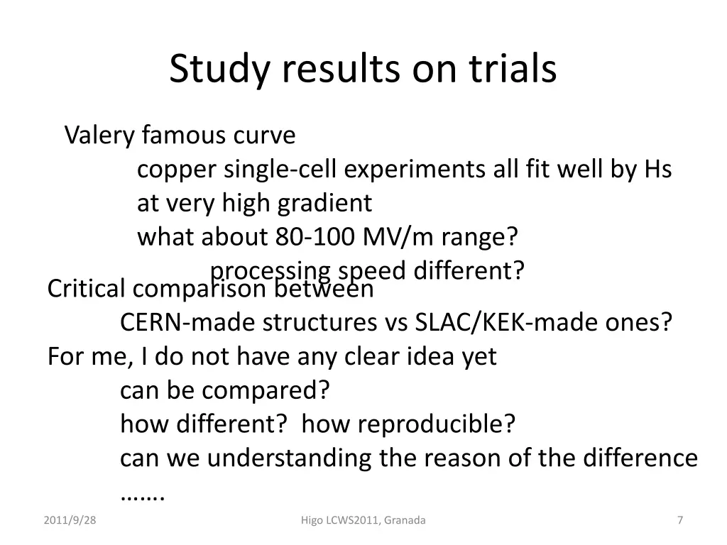 study results on trials
