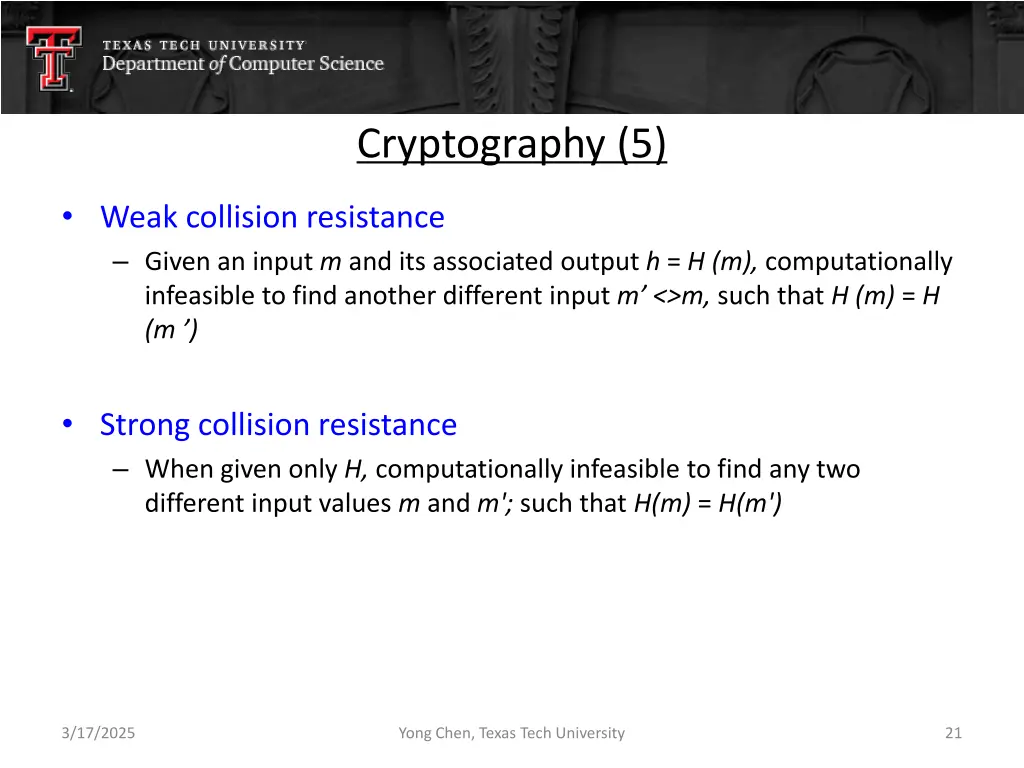 cryptography 5