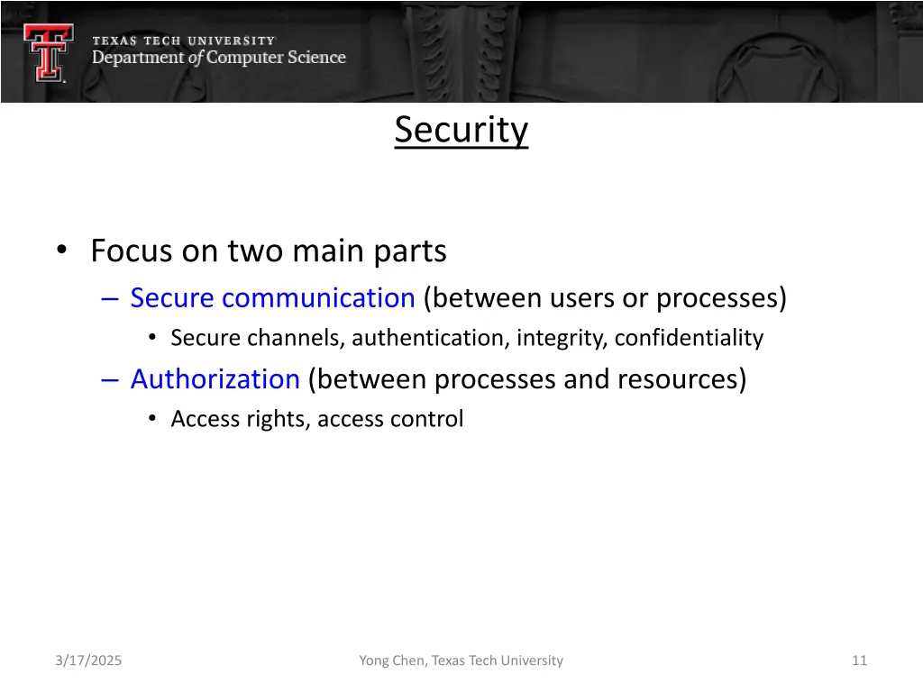 security