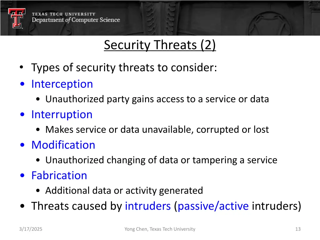 security threats 2