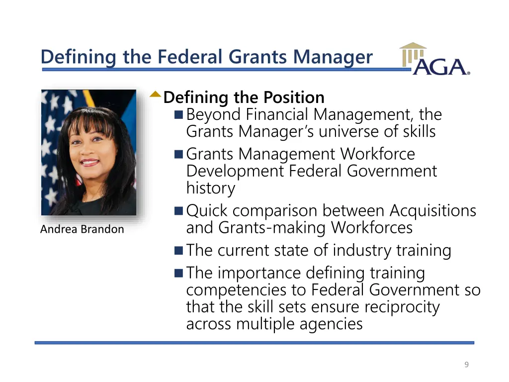 defining the federal grants manager
