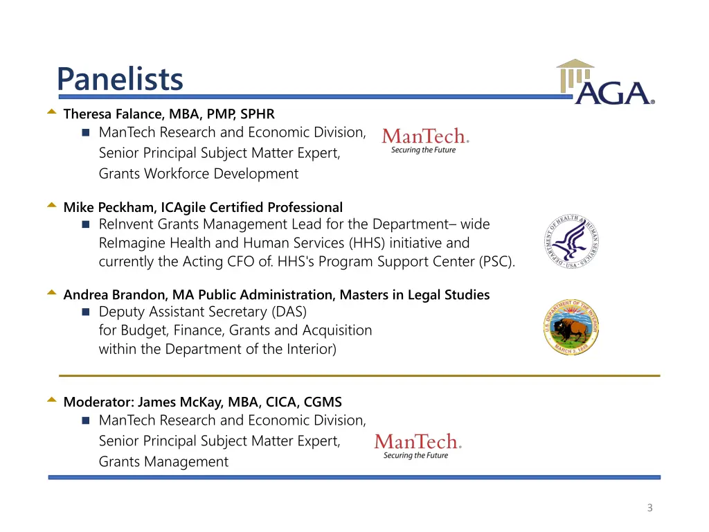 panelists theresa falance mba pmp sphr mantech