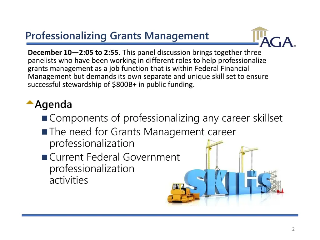 professionalizing grants management