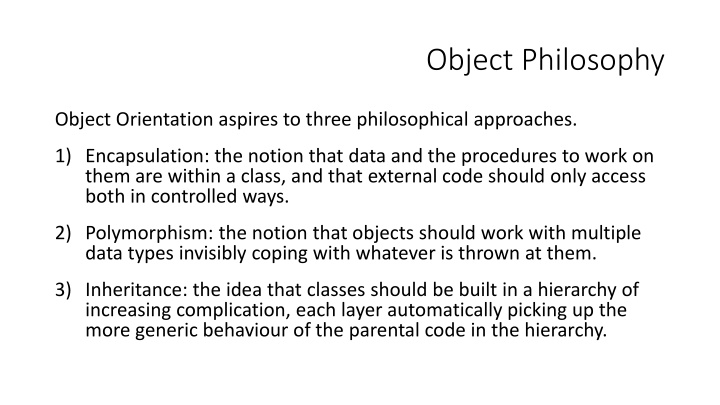object philosophy