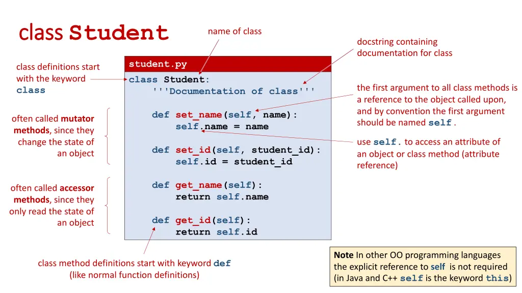 class class student