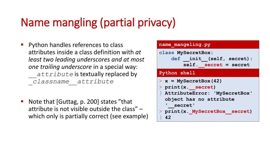 name name mangling mangling partial