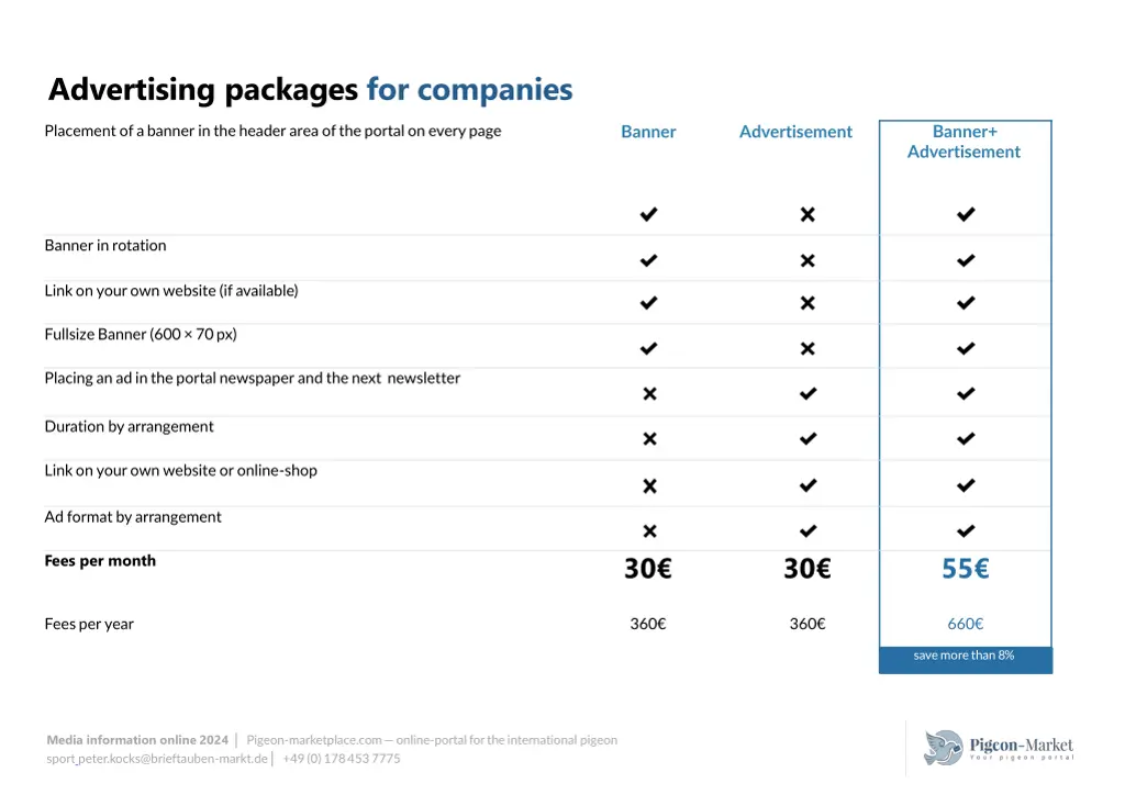 advertising packages for companies
