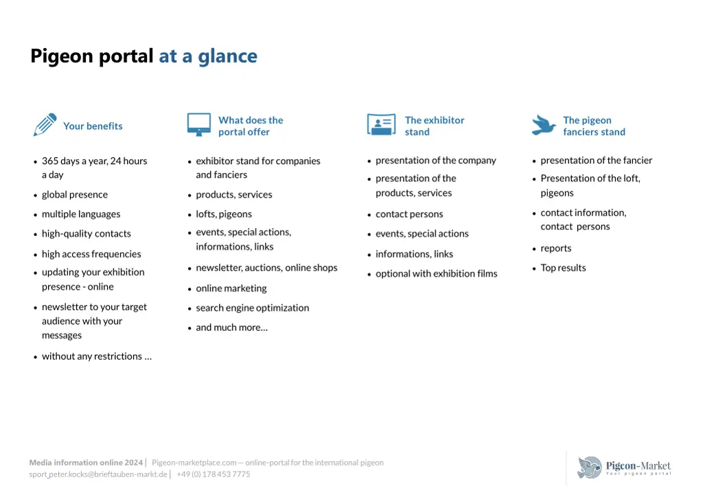 pigeon portal at a glance 1
