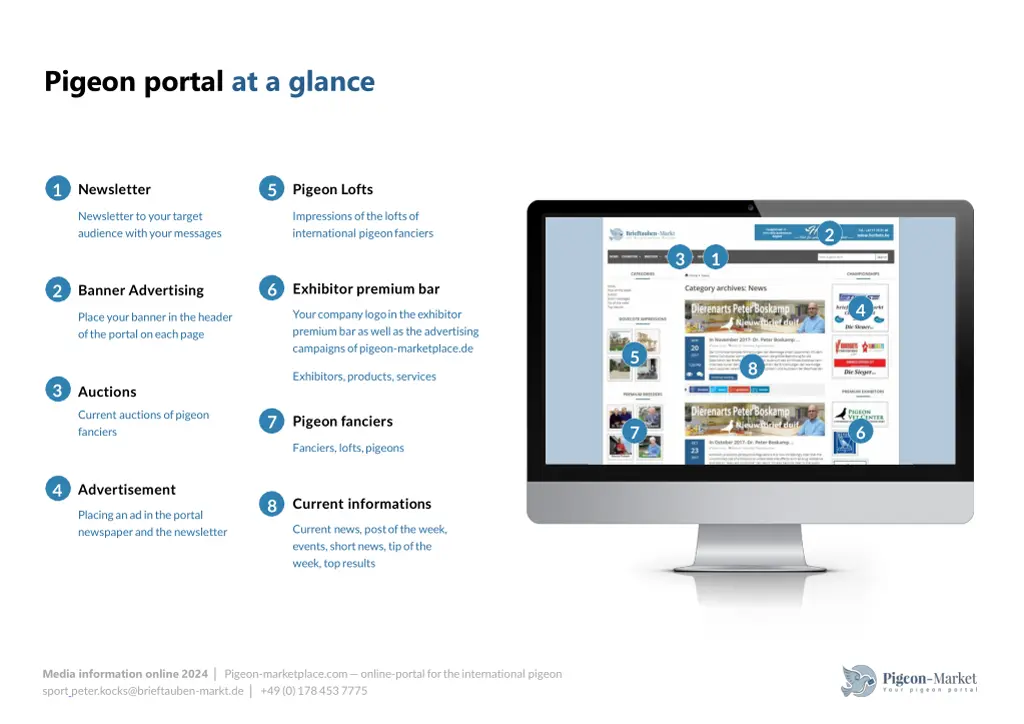 pigeon portal at a glance