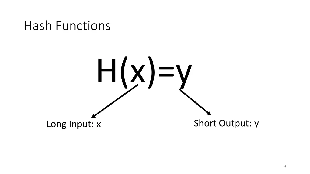 hash functions