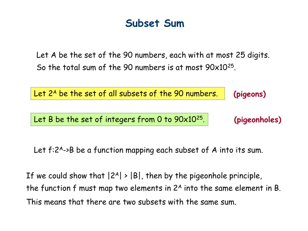 subset sum 1